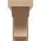 Ekena Millwork 4"W x 12"D x 8"H Classic Emerson Rough Cedar Woodgrain TimberThane Corbel, Primed Tan CORUR04X12X08EMRRCPR - alternate 6